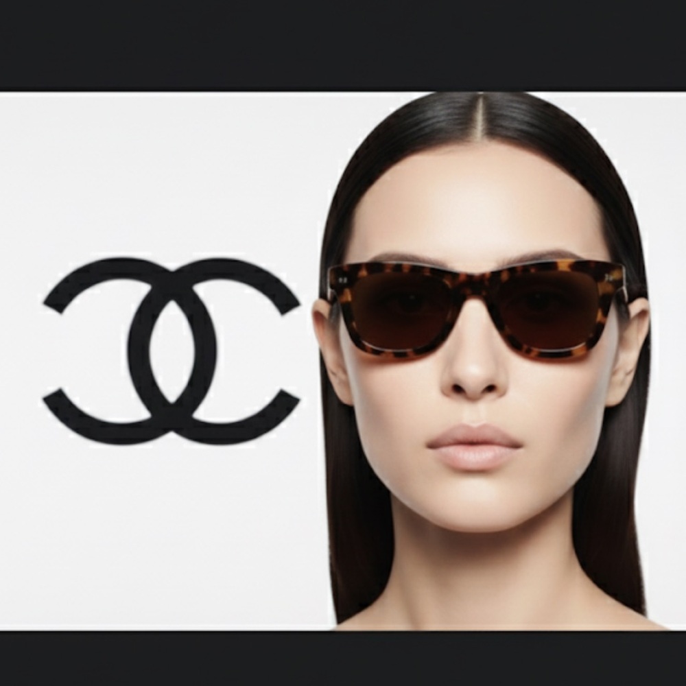 CHANEL Tortoiseshell Brown Gradient Lens Sunglasses